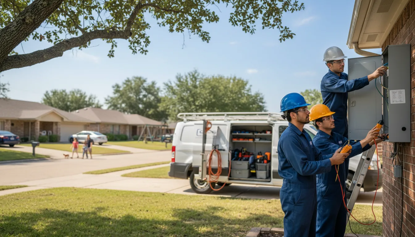 Certified electrician providing emergency electrical services in Dayton, ME